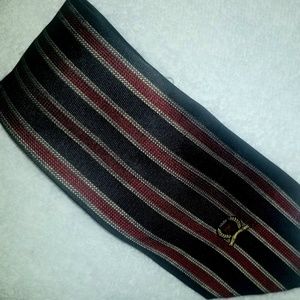 TOMMY HILFIGER 100% Silk Blue/Red Stripe Tie 58L4W
